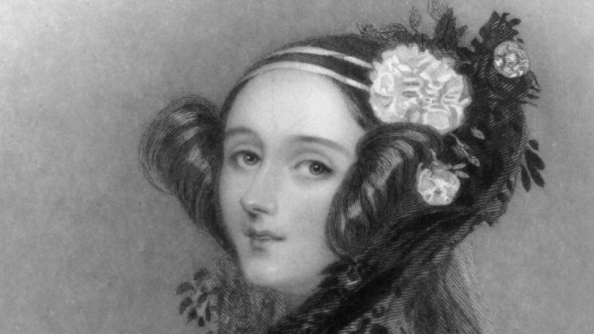 portret Ady Lovelace, 1838, art. William Henry Mote